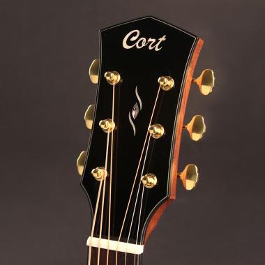 Cort Co-Gold-A6 with case akusztikus gitár, All solid