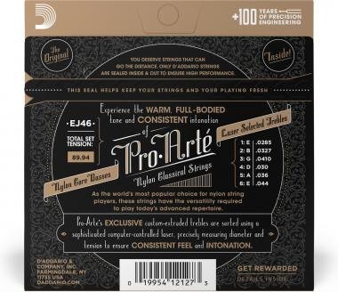 D'Addario EJ46 Pro Arté klasszikus gitárhúr, high tension