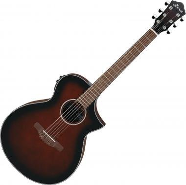 Ibanez elektroakustická kytara, tmavý houslový sunburst, vestavěná elektronika
