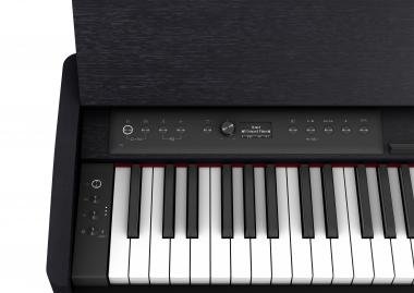 Roland F701-CB digitális zongora 2 hangszórós PHA-4 billentyűzet 256 hang polifónia - modern fekete
