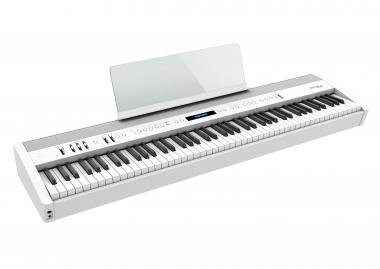 Roland FP-60X-WH digitális zongora 2 hangszórós, mikrofon bemenet - állvány nélkül - fehér