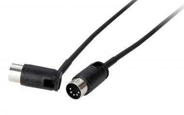 BOSS MIDI kabel 60cm, nastavitelné konektory, úhlový/rovný