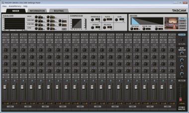 Tascam TM-SERIES102I USB-interfész, 2+8 (analóg+optika) bejárat, 2 (analóg) kijárat, ADAT IN