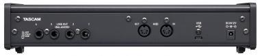 Tascam TM-US4x4HR Ultra-HDDA mikrofon előfokok, ultra alacsony zajszinttel, 4 be- és 4 kimenet, 192kHz/24-bit, IOS kom