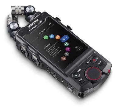 Tascam TM-PORTACAPTUREX8 Hordozható, 8 csatornás sztereó rögzítő
