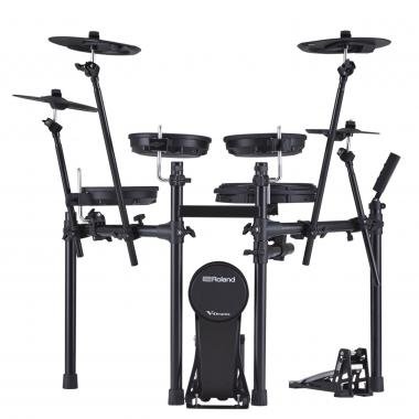 Roland TD-07KX KIT V-Drums elektromos dobszett, belépő szintű, hálóbőrös kivitel, PDX-12-es pergővel