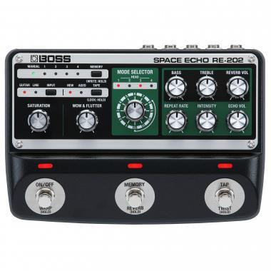 BOSS Space Echo digitální delay, dvojitý efektový pedál