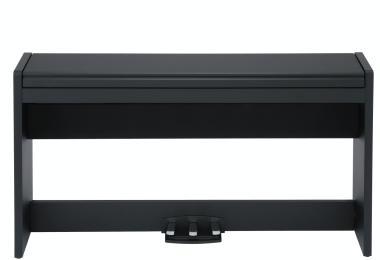 KORG KG-LP380BKU slim design digitális zongora, 88 billentyű, RH3 mechanika, fekete, billentyűfedéllel, USB MIDI csat