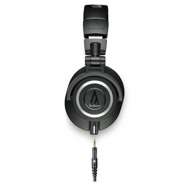 Audio-Technica AT-ATHM50X preciziós zárt stúdiófejhallgató, összecsukható, 3db lecsatolható kábellel
