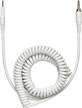 Audio-Technica AT-ATHM50XWH preciziós zárt stúdiófejhallgató, összecsukható, 3db lecsatolható kábellel, fehér színben
