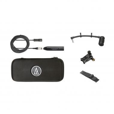 Audio-Technica AT-ATM350U kardioid kondenzátor hangszermikrofon univerzális csipesszel, normál gégenyakkal