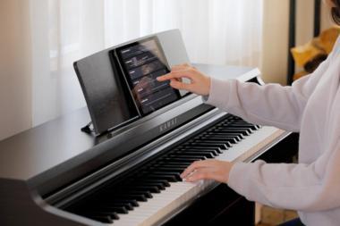 Kawai KDP120 R digitális zongora, 88 billentyű, rózsafa szín