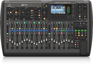 Behringer X32 keverő, digitális, 40 bemenet, 25 bus, 25 motorizált fader