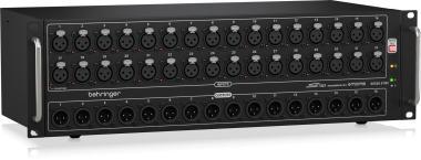 Behringer S32 I/O box, 32 távirányítható Midas előerősítő, 8 kimenet, AES50