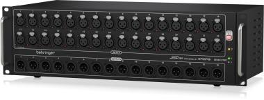 Behringer S32 I/O box, 32 távirányítható Midas előerősítő, 8 kimenet, AES50