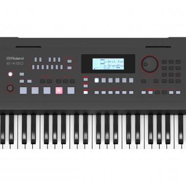 Roland E-X50 Roland kíséretautómatikás hangszer, 61 billentyűs, BASS-Reflex hangszóró, Bluetooth audio