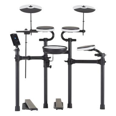 Roland TD-02KV V-Drums, hálóbőrös pergővel, Bluetooth, nagyobb karámmal