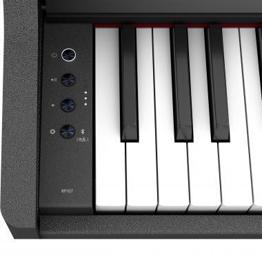 Roland RP107-BKX digitális zongora, 88 billentyűs kalapácsmechanika, 256hangos polifónia, Bluetooth, USB