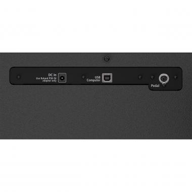 Roland F107-BKX digitális zongora, 88 billentyűs kalapácsmechanika, 256hangos polifónia, Bluetooth, USB