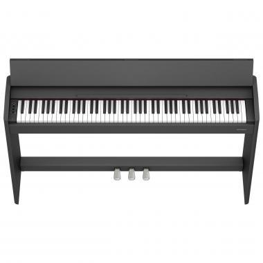 Roland F107-BKX digitális zongora, 88 billentyűs kalapácsmechanika, 256hangos polifónia, Bluetooth, USB