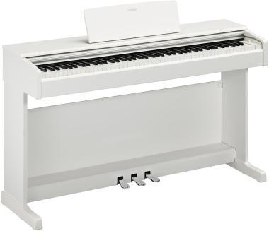 Yamaha YDP-145WH digitális zongora, ARIUS, 88 billentyűs súlyozott mechanika - fehér színben