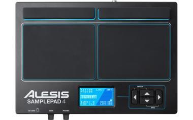 Alesis SAMPLEPAD4XEU Alesis SamplePad 4 hangszer, dobgép, 4 pad, SD kártya, 2 trigger, USB MIDI