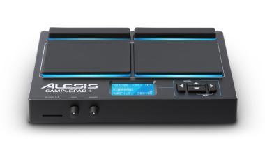 Alesis SAMPLEPAD4XEU Alesis SamplePad 4 hangszer, dobgép, 4 pad, SD kártya, 2 trigger, USB MIDI