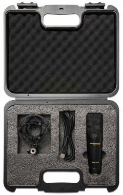 Marantz Pro MPM-2000U mikrofon, kondenzátor, USB, kardioid, hordtáska
