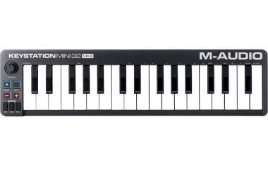 M-Audio Keystation Mini 32 MK3 USB/MIDI vezérlő, 32 érintés-érzékeny billentyű, 3 kiosztható gomb