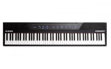 Alesis CONCERTXEU Alesis Concert digitális zongora, 88 billentyű, félig súly. b, 10 hang, 20W hangszóró, USB-MIDI