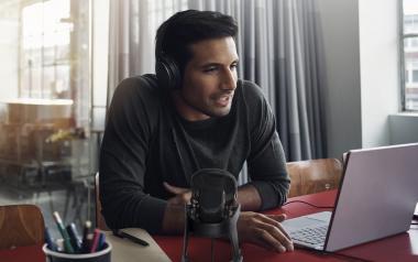 Marantz Pro Umpire kondenzátor mikrofon, USB csatlakozás, podcast