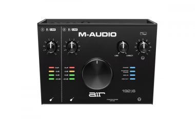 M-Audio AIR 192-6 interfész/hangkártya, 2-be/2-ki, 24-bit/192 kHz, USB/C, MIDI