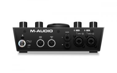 M-Audio AIR 192-6 interfész/hangkártya, 2-be/2-ki, 24-bit/192 kHz, USB/C, MIDI