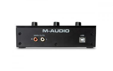 M-Audio M-Track Solo interfész, 1-be/2-ki, 16-bit/48 KHz, USB, +48V