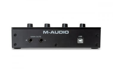 M-Audio M-Track Duo interfész, 2-be/2-ki, 16-bit/48 KHz, USB, +48V