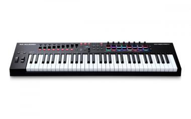 M-Audio Oxygen Pro 61 USB/MIDI vezérlő, 61 billentyű, 16 dobpad, 8 forgó-, 9 tolópotméter, OLED