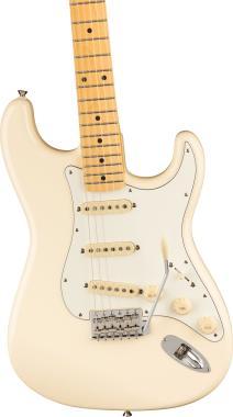 Fender JV Modified 60s Stratocaster MN, juhar fogólap, fehér koptató, Olympic White elektromos gitár