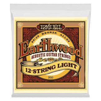 Ernie Ball 2010 Akusztikus gitár húrkészlet, Earthwood 12-strings Light, Bronz, 9-46