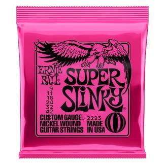 Ernie Ball 2223 Elektromos gitár húrkészlet, Super Slinky, Nikkellel bevont acél, 09-42