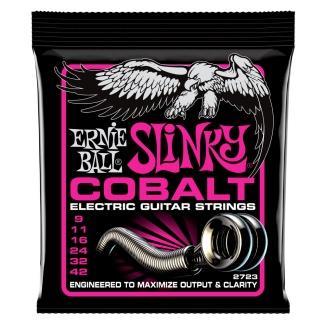 Ernie Ball 2723 Elektromos gitár húrkészlet, Super Slinky Cobalt, Kobalt, 09-42