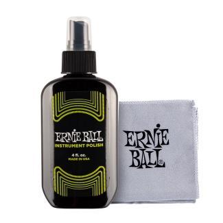 Ernie Ball Silikonový čistič na kytary s mikrovláknovou utěrkou, 118 ml