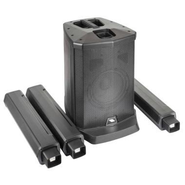 Proel SESSION1FREE Hordozható 2ch oszlopsugárzó hangfal, SPLmax: 108dB, 400W peak, MP3/USB/SD/BT, AKKUS!