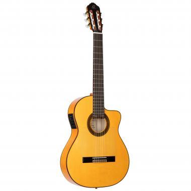 Ortega RCE270FT klasszikus flamenco gitár,4/4-es, fishman elektronika, tartozék tok