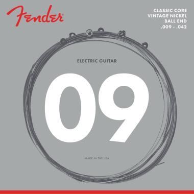 Fender Classic Core, 155L, Vintage Nickel, nikkel, Ball Ends 9-42, elektromos gitár húrkészlet