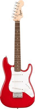 Squier Mini Stratocaster, babér fogólap, Dakota Red, elektromos gitár