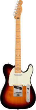 Fender Elektrická kytara Player Plus Telecaster, javorová hmatník, 3barevný sunburst