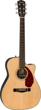 Fender CC-140SCE Concert, diófa fogólap, natúr, tokkal, elektro-akusztikus gitár