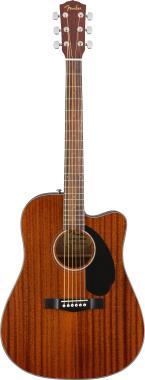 Fender CD-60SCE Dreadnought, diófa fogólap, mahagóni, elektro-akusztikus gitár