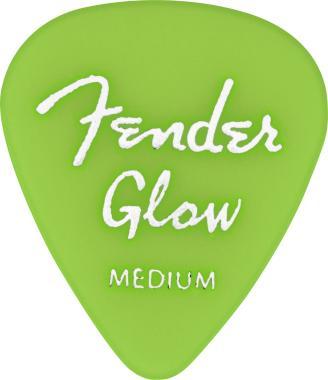 Fender Glow In The Dark 351 Picks, 12 db-os sötétben világító pengető szett