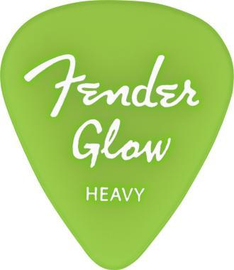 Fender Glow In The Dark 351 Picks, 12 db-os sötétben világító pengető szett